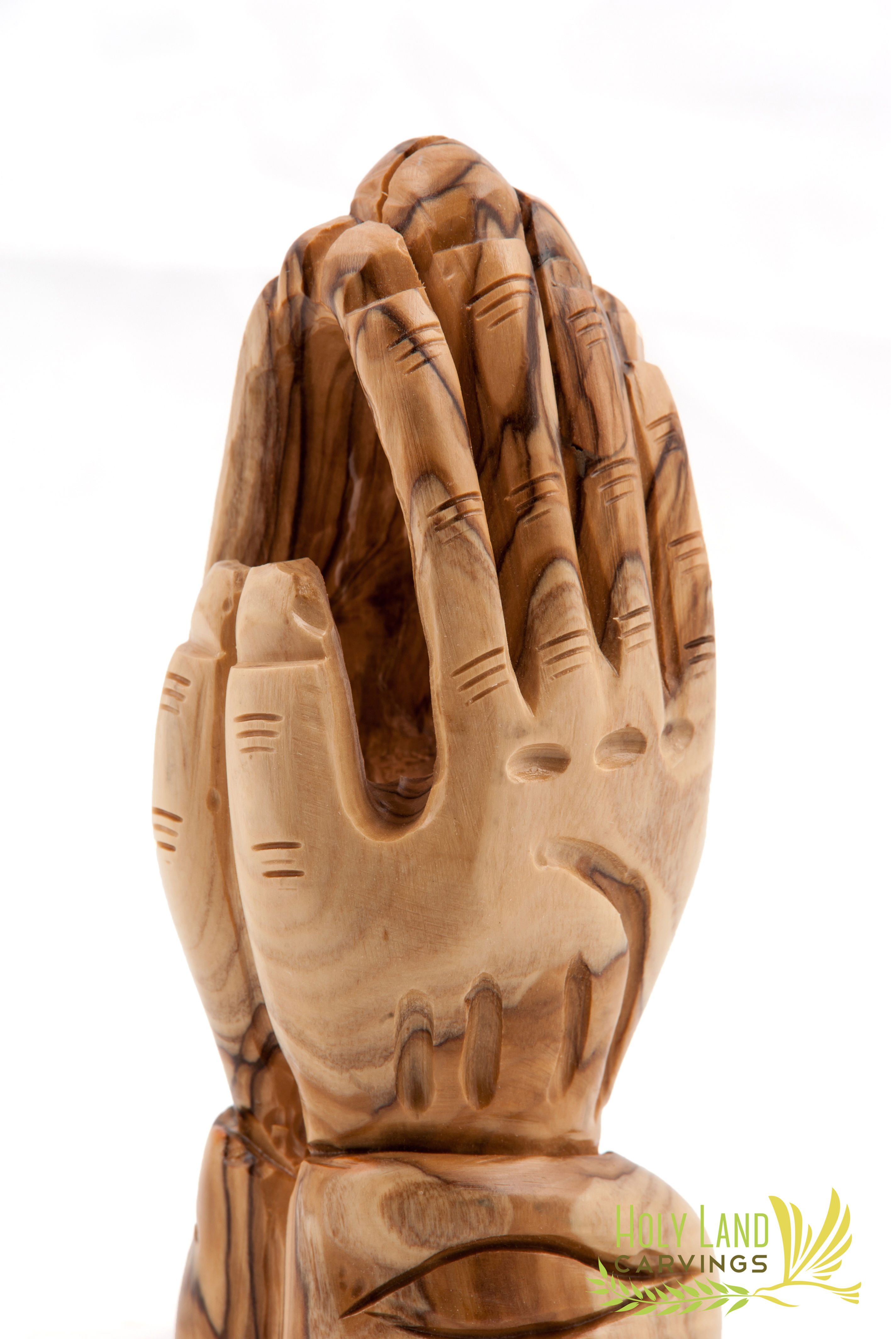 Praying Hands Made of Premium Olive Wood