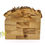 Thumbnail: Olive Wood Nativity Scene Set with Bark Roof  - Green Gift Box