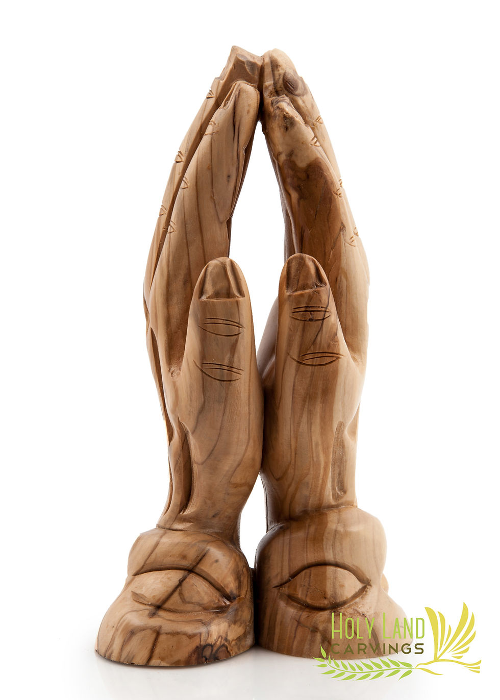 Thumbnail: Praying Hands Made of Premium Olive Wood