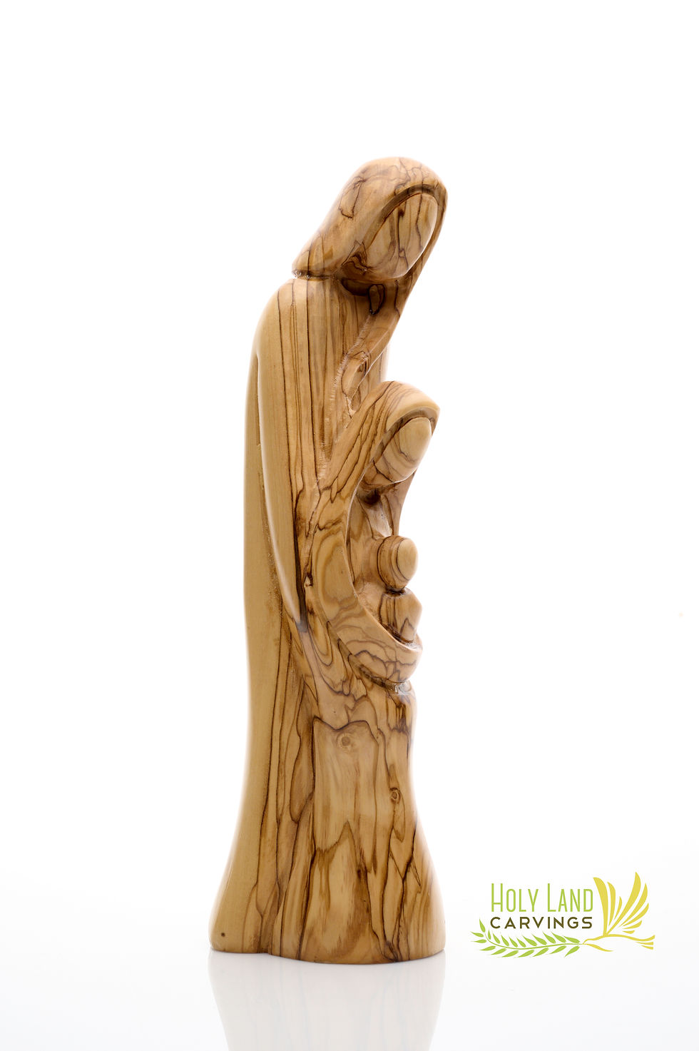 Thumbnail: 14 Inch Large Holy Family Statue, Olive Wood Holy Family Figurine