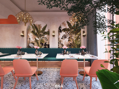 thiết kế nội thất không gian f&b