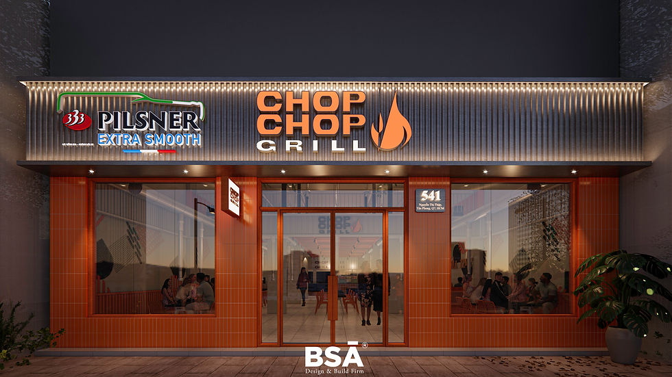 Nhà Hàng Chop Chop Grill (Thiết Kế)