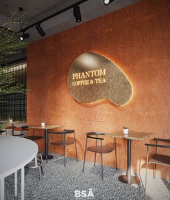 thiết kế quán cà phê phantom hạ long
