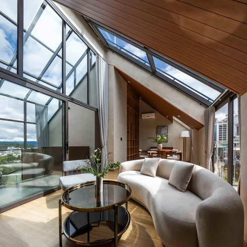 thiết kế thi công giếng trời nhà phố bsa