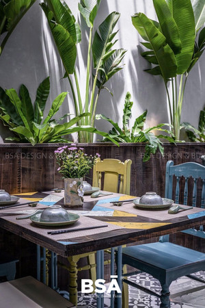 thiết kế giếng trời nhà phố bsa