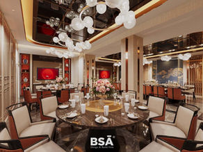 Thiết Kế Nhà Hàng Việt Phố: Tuyệt Tác Phong Cách Đông Dương Sang Trọng | BSA