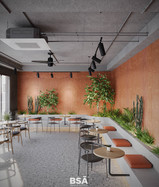 thiết kế nội thất quán cà phê phantom hạ long