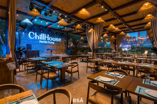 thiết kế nhà hàng sân vườn