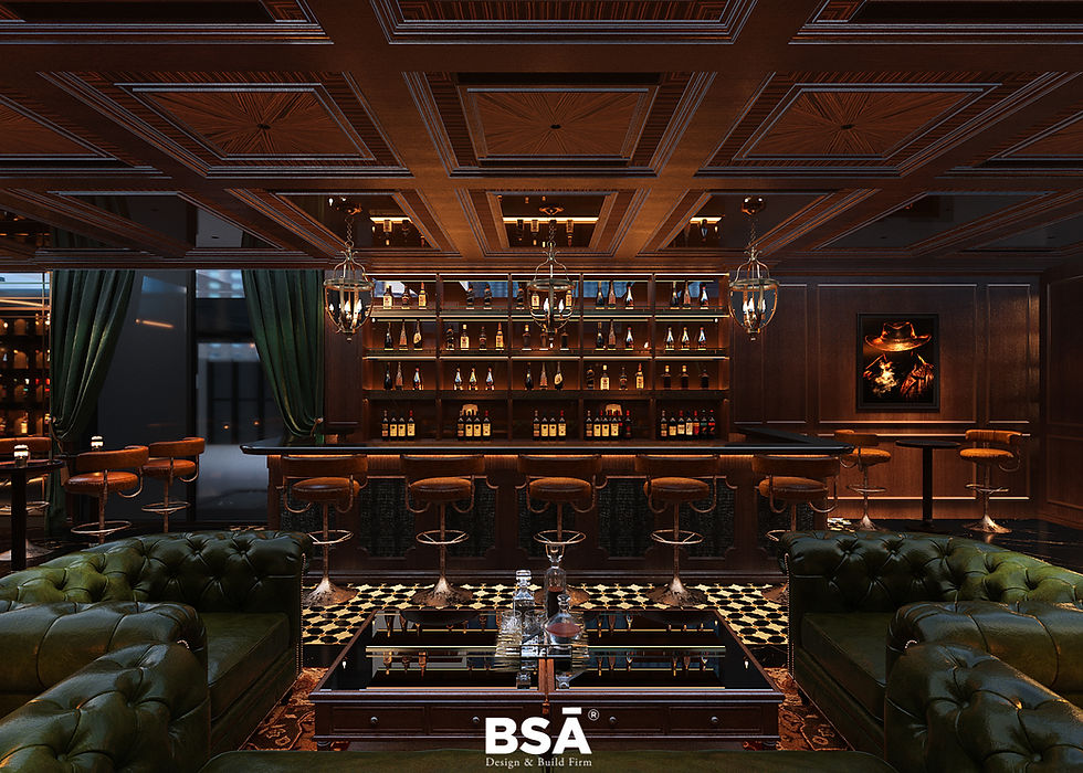 Thiết Kế Cigar Lounge - Landcaster Legacy I BSA