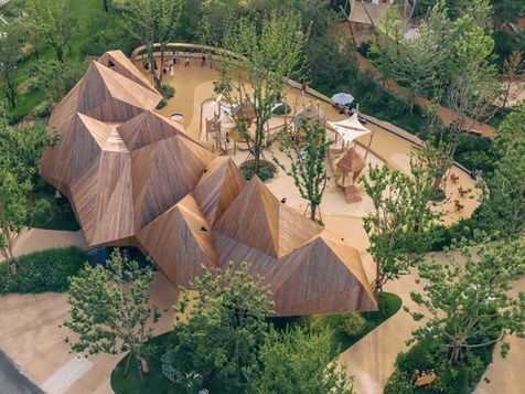 Nhà Hàng LuxeIsland: “ngọn núi nhảy múa” giữa lòng Vũ Hán