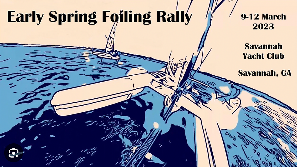 SYC Foiling Rally : UFO and Wasp Foiling boats