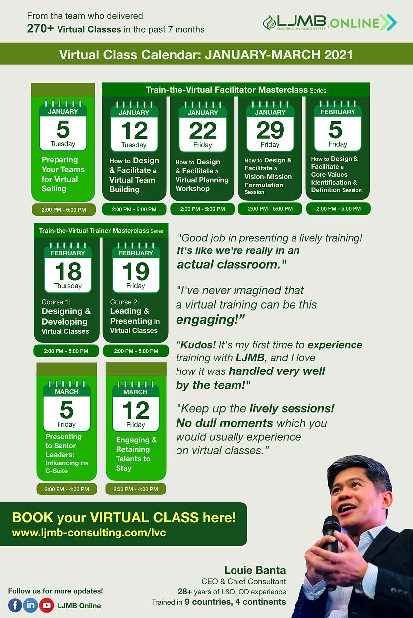 LJMB - Virtual Class Calendar - January-