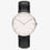 Thumbnail: Men Quartz  Analog Watch With  Water Resistant - 1 Pc Black Leather Strap