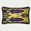 Thumbnail: Ikat Cushion Cover with Navy Fringe