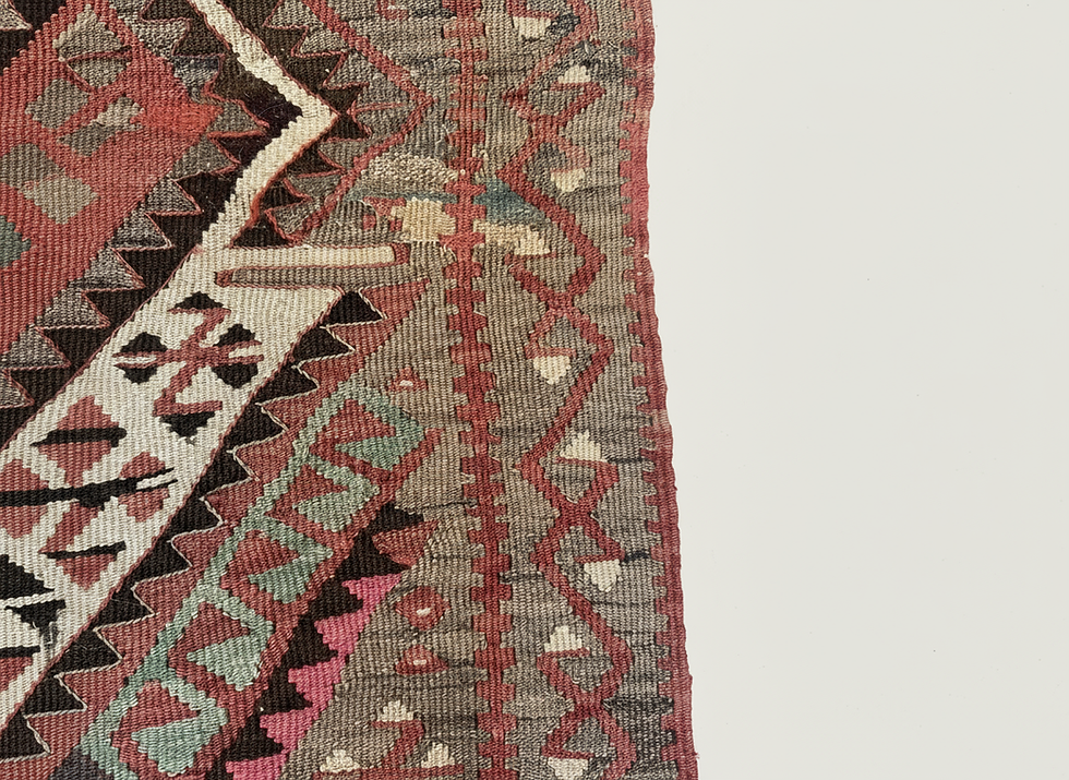 Thumbnail: Antique Hand-knotted Kilim