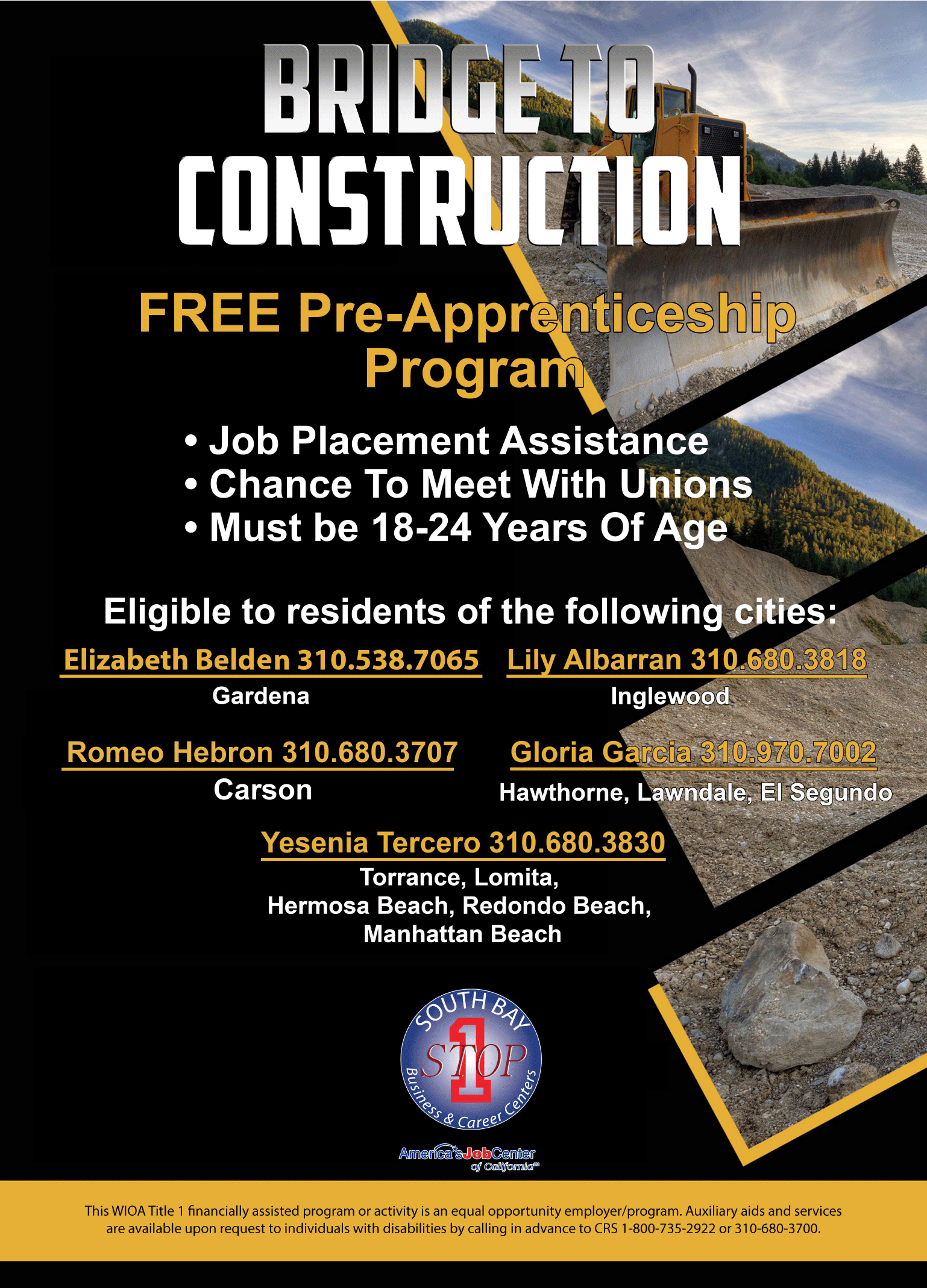 south bay workforce investment board program flyers flyers redondos