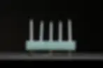 Glass candle holder