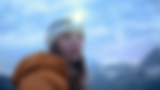 Angel with headlamp