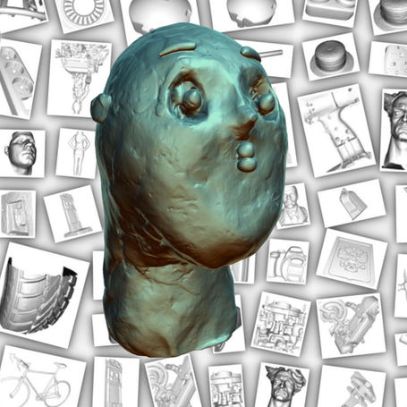 3d сканирование пластилиновой страшилки))).