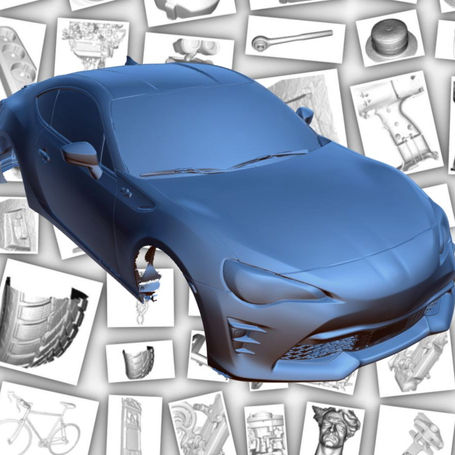 3d сканирование автомобиля.