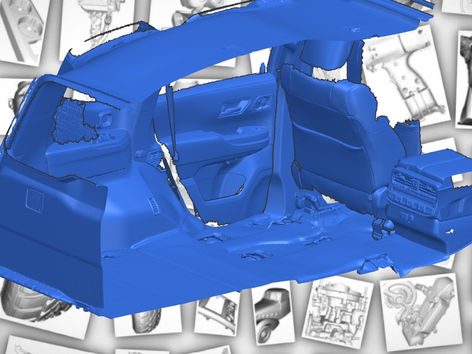3d сканирование Toyota Land Cruiser 300.