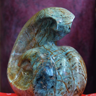 Fibonacci, soapstone carving, spiral