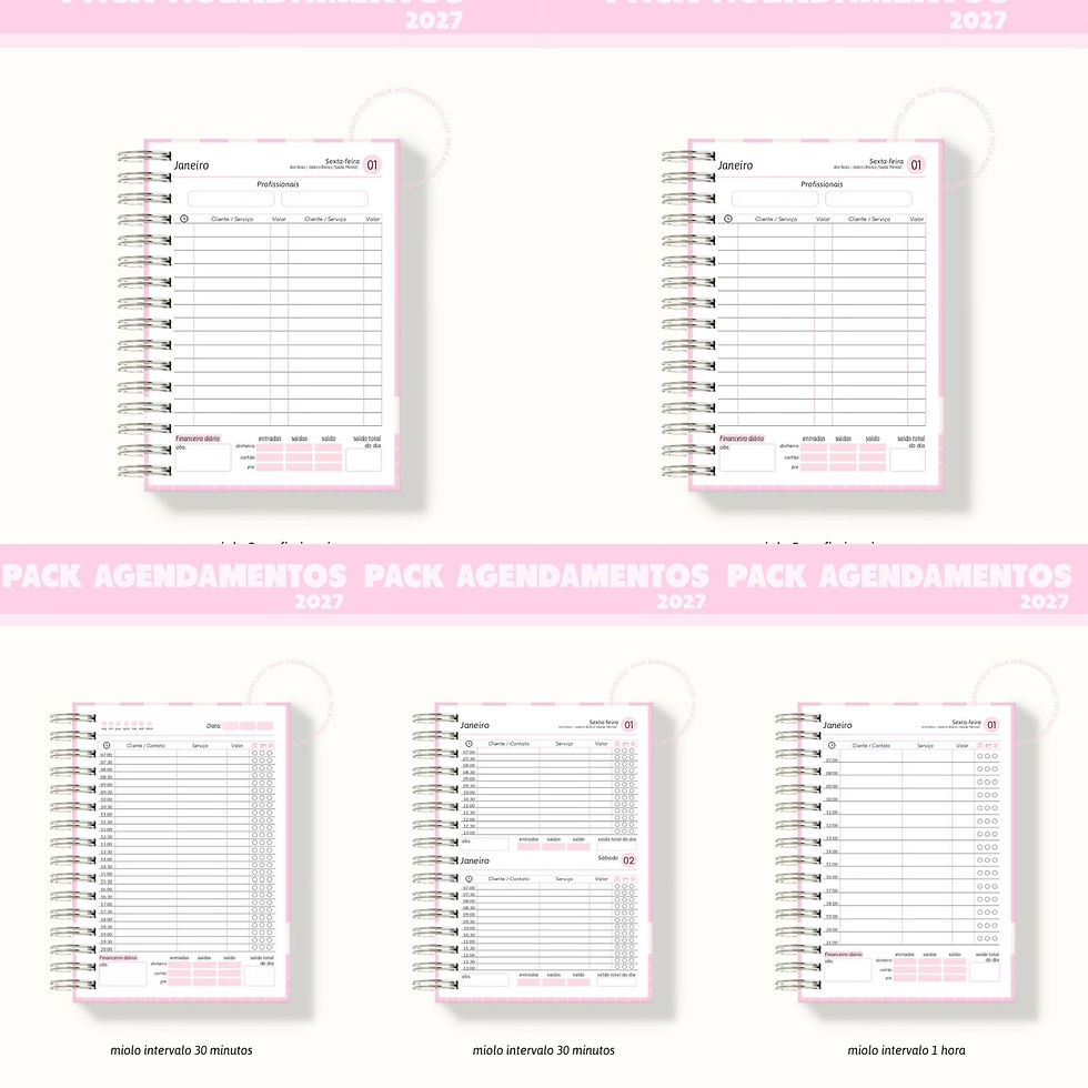 Miniatura: PACK AGENDAMENTO 2027