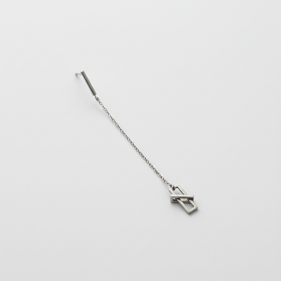 Pendant Oreille Titane
