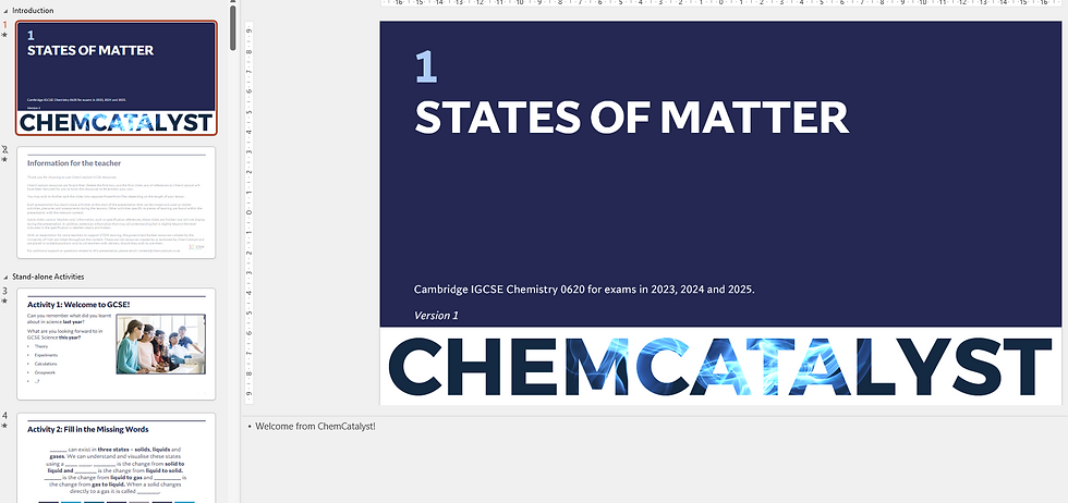Thumbnail: CAIE IGCSE Units 1 -3 Bundle (0620)