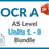 Thumbnail: OCR A AS Units 1 - 8 Bundle (H032)