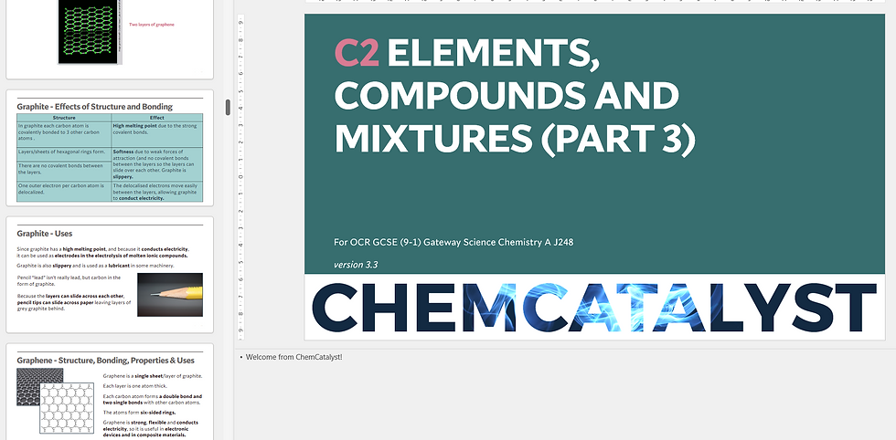 Thumbnail: OCR A GCSE Units C1.1-2.3 Bundle (J248)