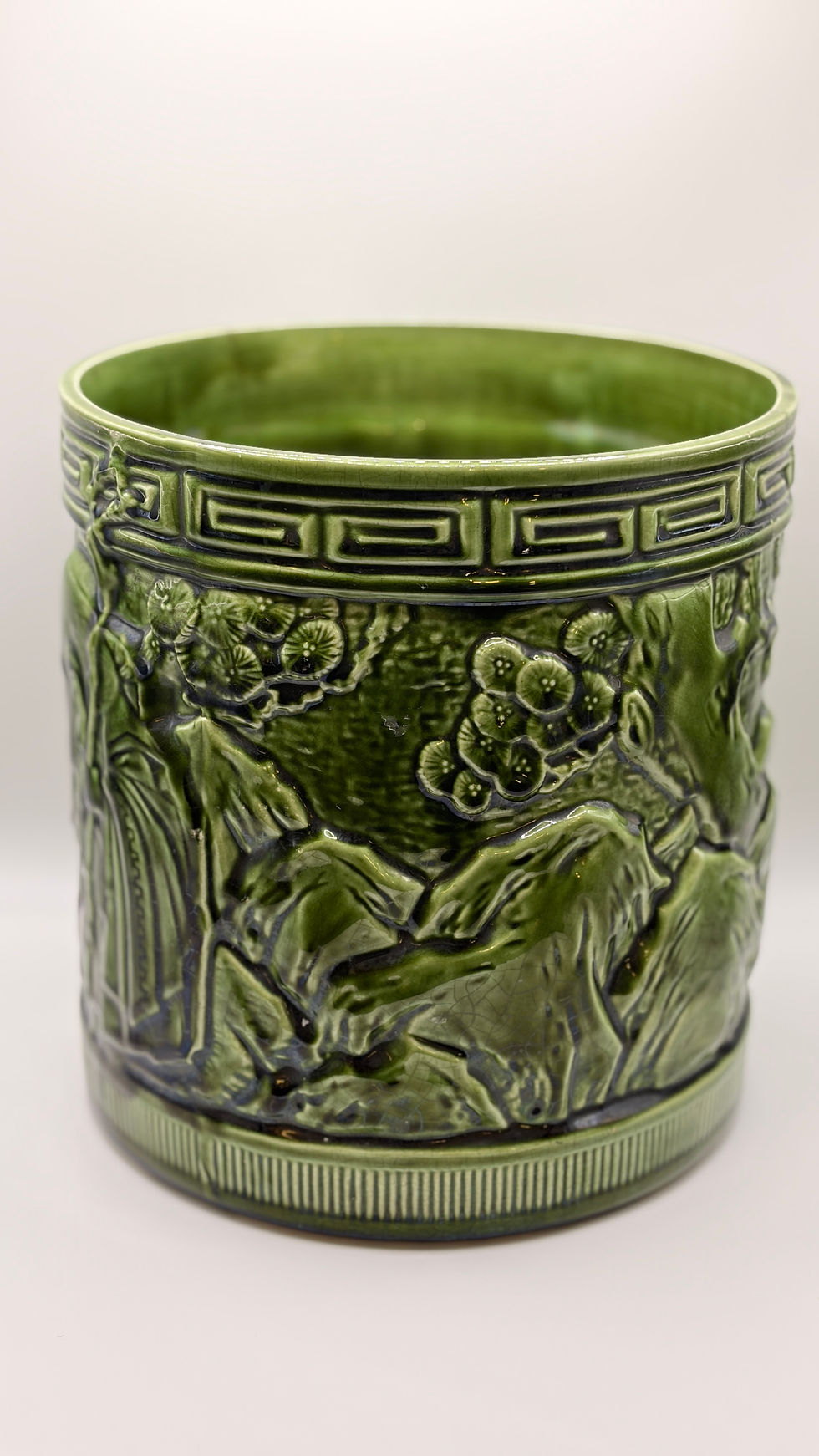 Thumbnail: Breathy Majolica Jardiniere 