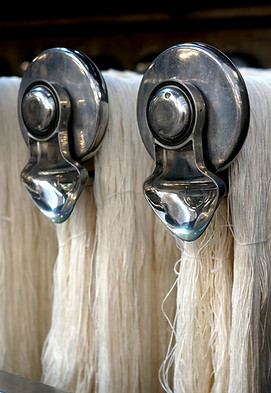 Filature de la laine chez Couleurs et Textiles (85)