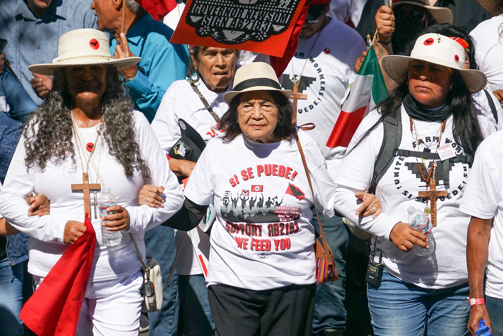 Carrying the Future: Honoring Dolores Huerta and Maternal Lineage.