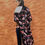 Miniatura: Kimono negro estampado
