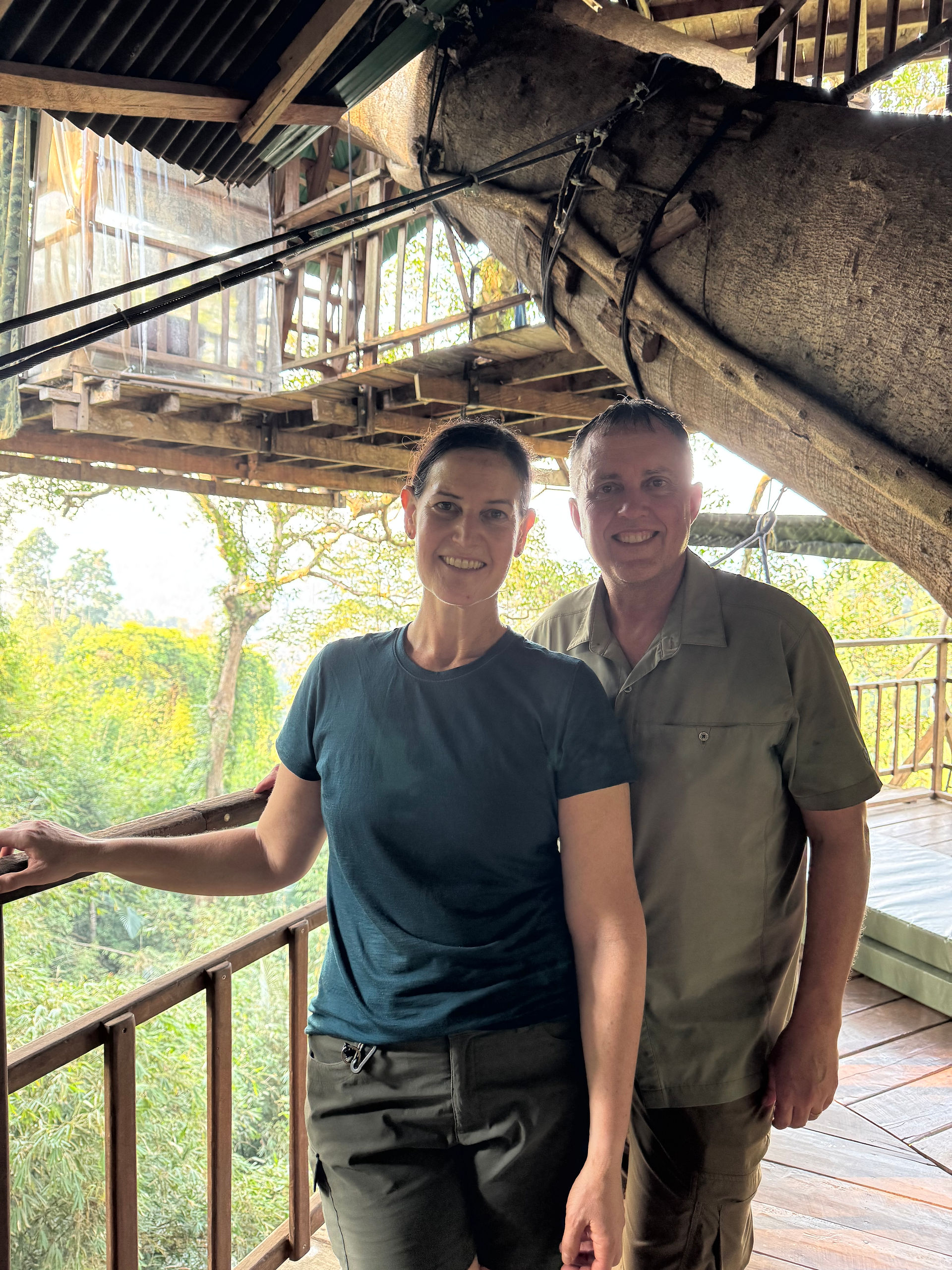 Arrived at our treehouse!