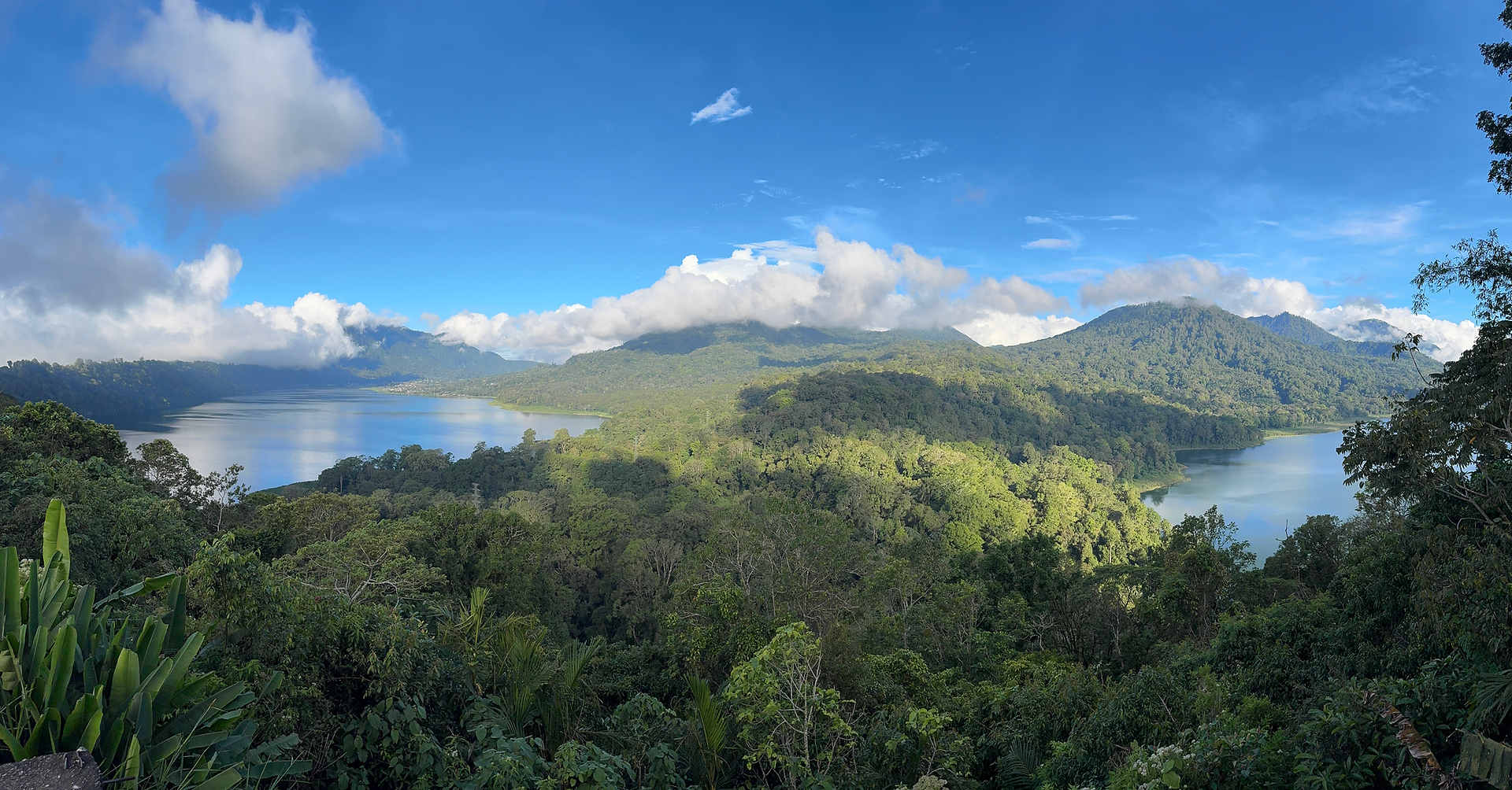 Twin lakes, Bali, Indonesia