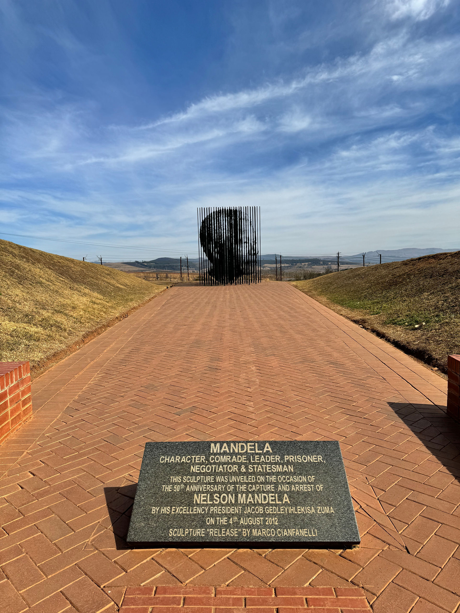 Mandela Capture Site Sculpture