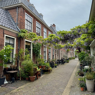 Cobblestone streets in Haarlem