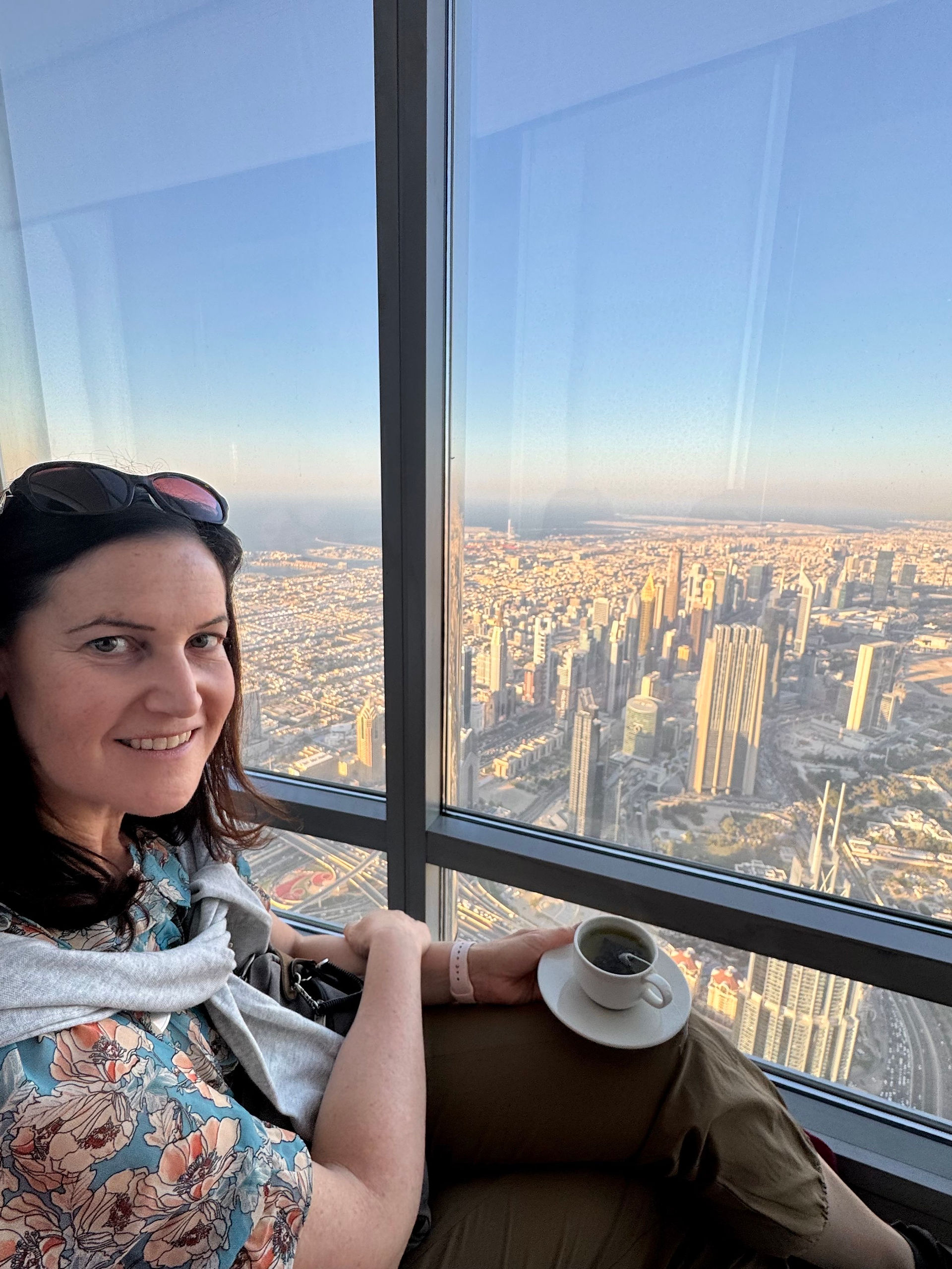 Burj Khalifa, tea at 148 floors up