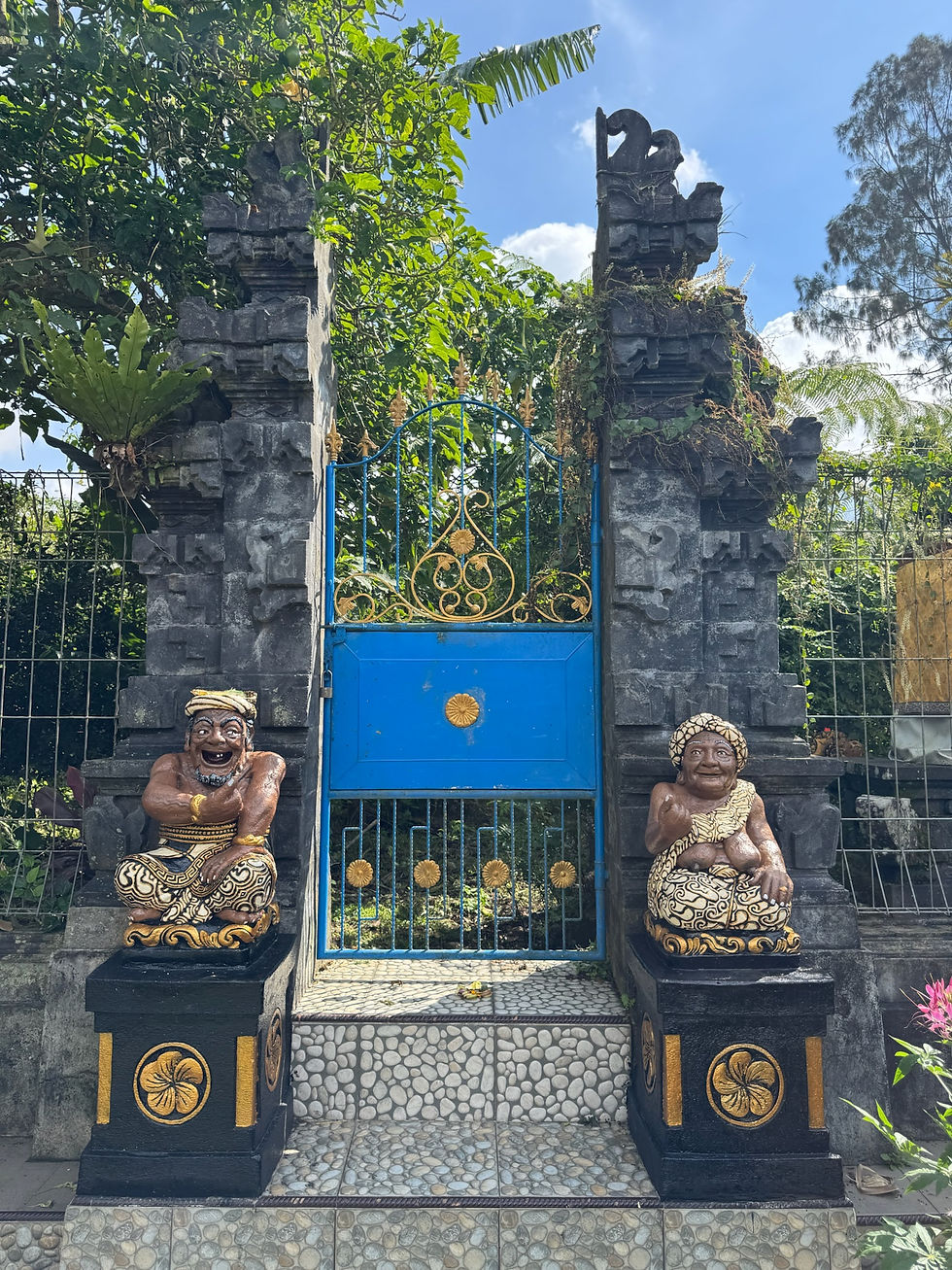 Bali temple guardians