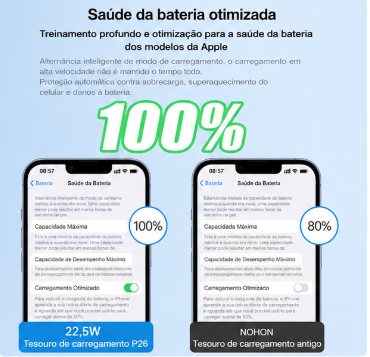 Miniatura: Nohon 10000mah power bank oneplus bateria externa carregador portatil