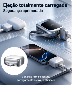 Miniatura: Cabo de Dados com Carregamento Rápido de 140W, Desligamento Automático 