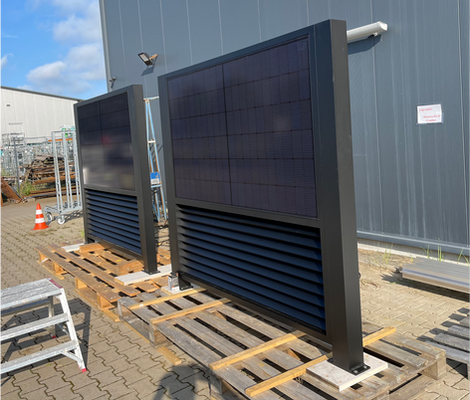 Solarzaun in Verschiedenen Designs