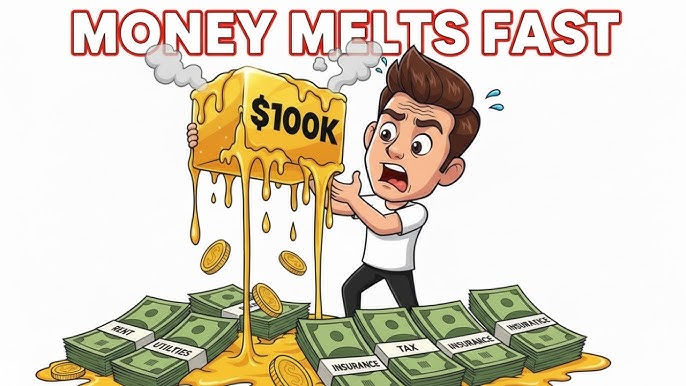 money melting fast from expenses