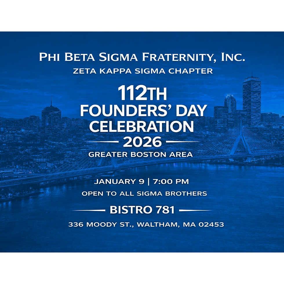Greater Boston Sigma's Founders Day Celebration - Waltham