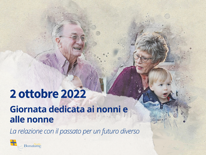 2 ottobre - Giornata dedicata ai nonni