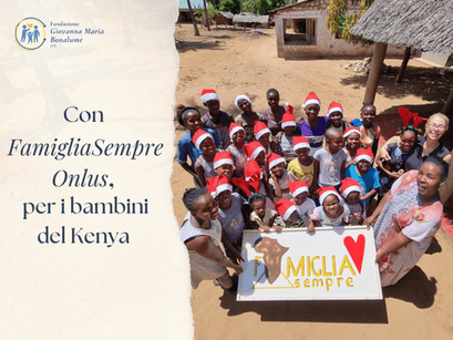 Bambini sorridenti di Famiglia Sempre del Kenya