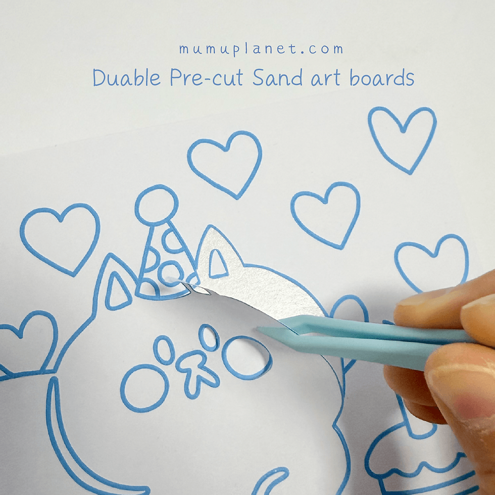 Thumbnail: "Childhood dreams" pre-cut sand art kit 