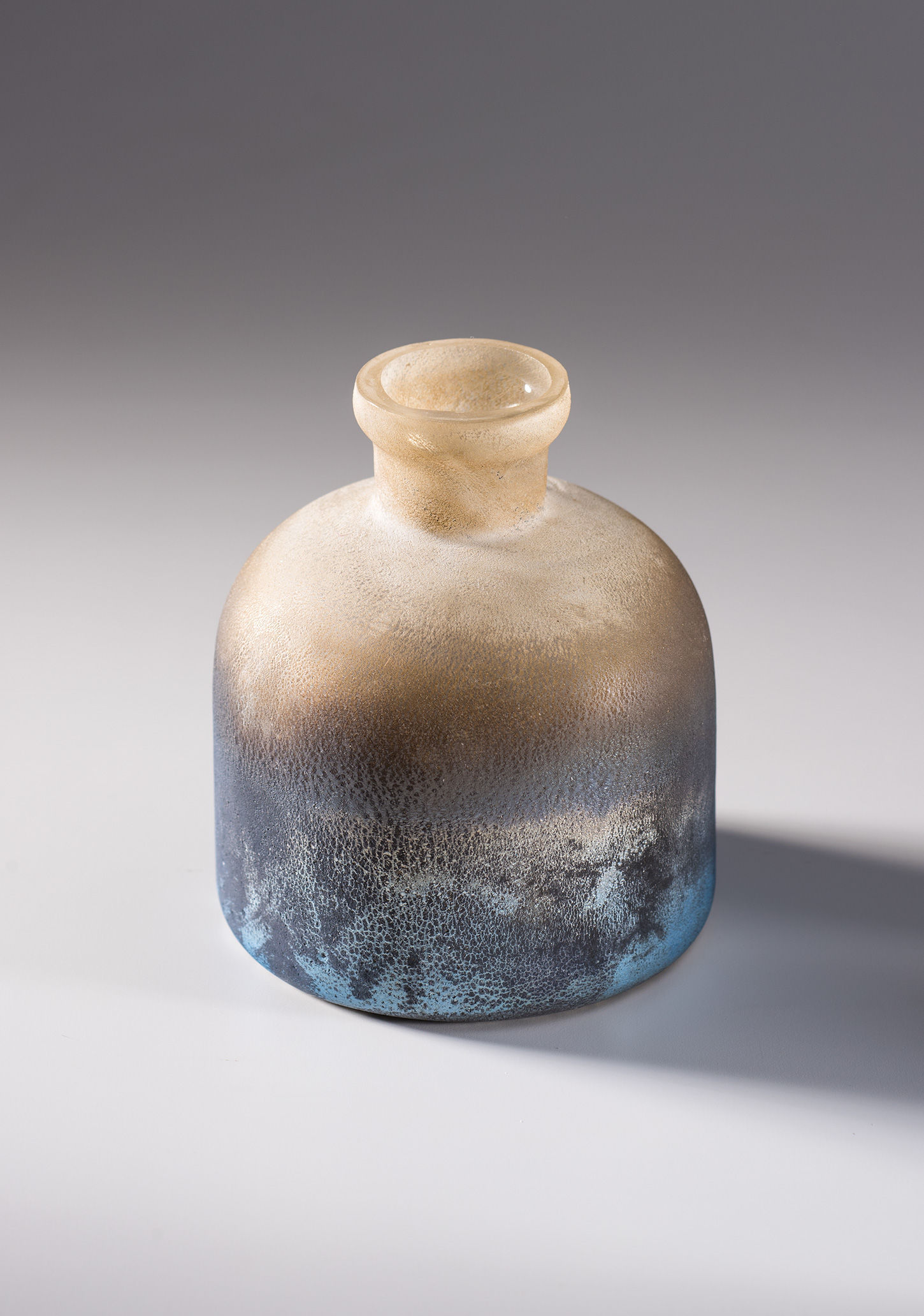 Graduated Colour Glass Bottle